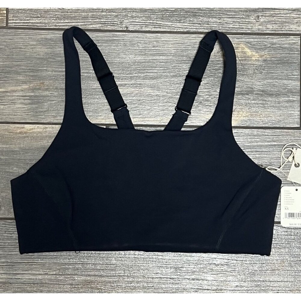 NWT $68 Free People X Hatch Maternity Bra XS Black Never Better Square Neck - Picture 5 of 13